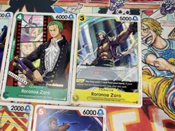 One Piece Stamped Roronoa Zoro OP02-043 OP07-113 OP07-034 PRE-RELEASE Event - Image 3