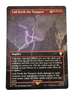 Call Forth The Tempest (Borderless) Normal Non-Foil Magic The Gathering NM - Image 1