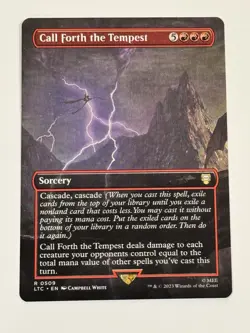 Call Forth The Tempest (Borderless) Normal Non-Foil Magic The Gathering NM - Image 2