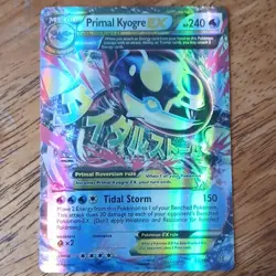 Primal Kyogre EX 55/160 XY Primal Clash Ultra Rare Holo 240 HP Pokemon Card - Image 1