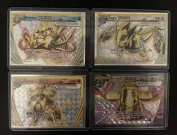 Pokemon TCG “Break” 4 Card Bundle Omastar, Lugia, Pyroar, and Bronzong Japanese - Image 2