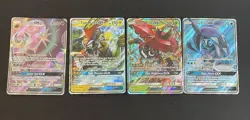 Pokemon TCG 4 Card “Sun And Moon” GX Bundle - Image 1