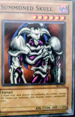 Yu-Gi-Oh Summoned Skull Konami Sample Promo Card SDY-004 Never Played NM-MT 1996 - Image 1