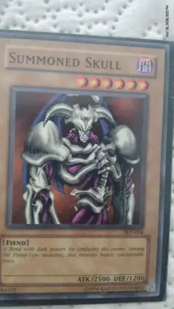 Yu-Gi-Oh Summoned Skull Konami Sample Promo Card SDY-004 Never Played NM-MT 1996 - Image 3