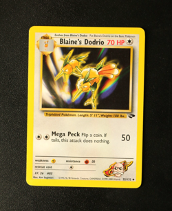 Pokemon Card TCG - Blaine's Dodrio 32/132 - Gym Challenge - Uncommon - LP ⭐ - Image 1