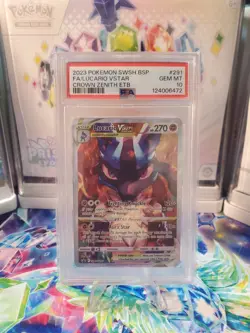 PSA 10 - MINT - Lucario VSTAR SWSH291 SWSH: Sword & Shield Promo Cards Holo - Image 1