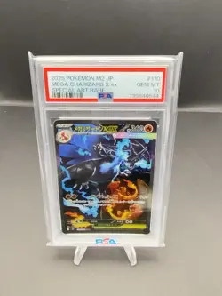 PSA 10 Mega Charizard X ex SAR 110/080 Inferno X M2 Pokemon Card Japanese 2025 - Image 3
