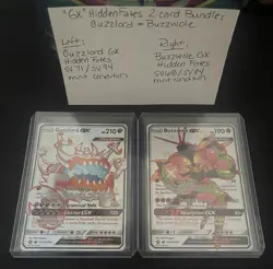 Pokemon TCG “GX” Hidden Fates 2 Card Bundle: Guzzlord & Buzzwole - Image 2