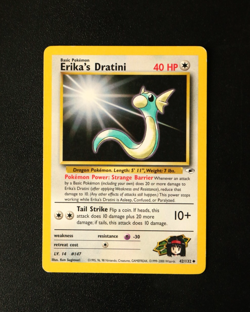 Pokemon Card TCG - Erika's Dratini 42/132 - Gym Challenge - Uncommon - LP/MP ⭐ - Image 1
