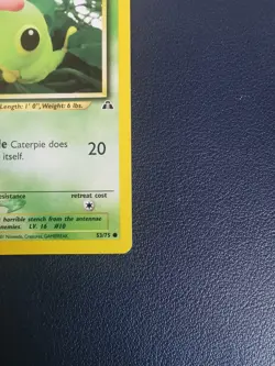 Pokemon Card Caterpie 53/75 Neo Discovery Common - Image 5