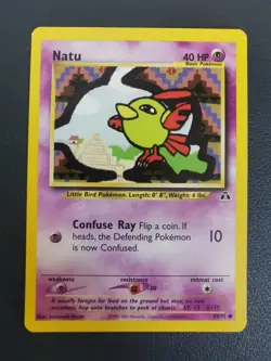 Pokemon Card Natu 59/75 Neo Discovery Common - Image 1