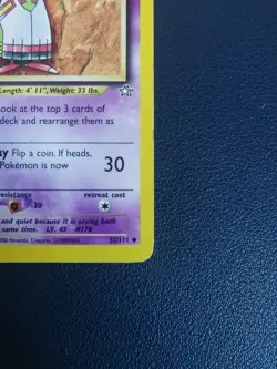 Pokemon Card Xatu 52/111 Neo Genesis Uncommon WOTC - Image 5