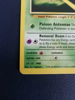 Pokemon Card Sabrina's Venonat 96/132 Gym Heroes Common WOTC - Image 4