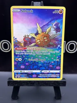 Solrock - GG15/GG70 - Pokemon Crown Zenith Galarian Gallery Holo Card NM - Image 2