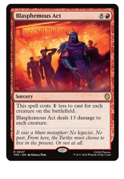 Blasphemous Act Teenage Mutant Ninja Turtles MTG - Image 1