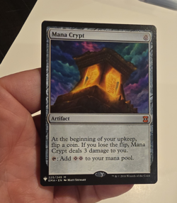 Mana Crypt Eternal Masters Artifact Mythic Colorless Regular English Stewart - Image 1