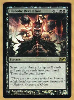 Foil - Diabolic Revelation (M13 Core Set, Rare, English, 2012) MTG NM - Image 1