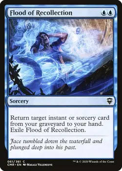 [MTG] Flood of Recollection (061) (CMR) LP-HP - Image 1
