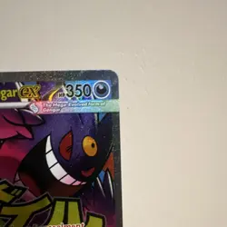 Pokemon Mega Gengar EX Full Art Holo Card 269/217 350 HP 230 Attack - Image 3