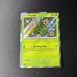 Hoppip 096/091 Paldean Fates Shiny Rare Pokemon Card - Image 1