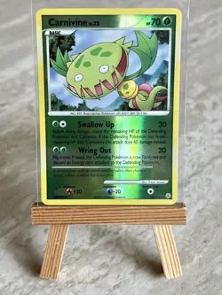 Pokemon TCG Carnivine 21/130 Diamond and Pearl Reverse Holo (English) - NM(-) - Image 1