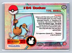 2000 Topps Chrome Pokemon Doduo #84 - Image 2