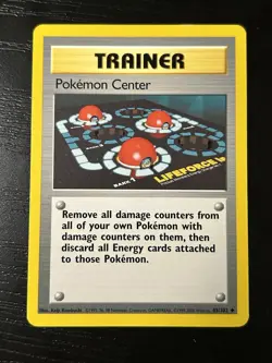 Pokemon TCG Pokemon Center Base Set 85/102 Regular Unlimited Uncommon - Image 1