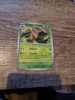 Pokemon TCG Crustle Paradox Rift 007/182 Reverse Holo Common - Image 1