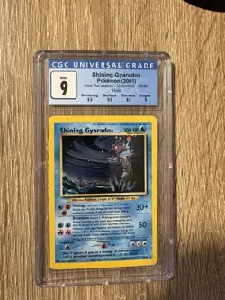 2001 Pokemon Neo Revelation Shining Gyarados Holo #65/64 CGC 9 MINT - Image 1