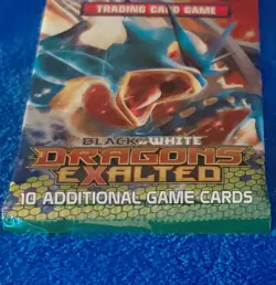 Pokemon Black & White Dragons Exalted Booster Pack Factory Sealed Gyarados Art - Image 3