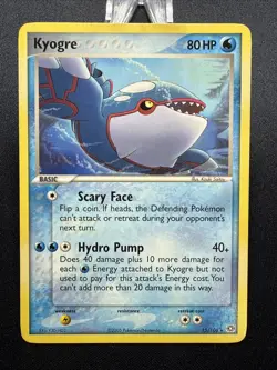 Pokemon Emerald Kyogre #15/106 (Lightly played) - Image 1