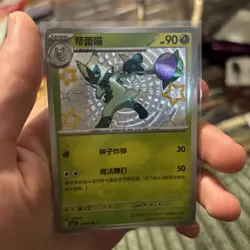 Floragato 0206/08 Baby Shiny Holo Rare S-Chinese Horizon Gem Pack Pokemon Card - Image 1