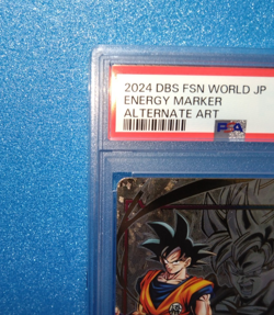 PSA10 Son Goku E01-01 Energy Marker Fusion World 2024 Dragon Ball Card Japanese - Image 3