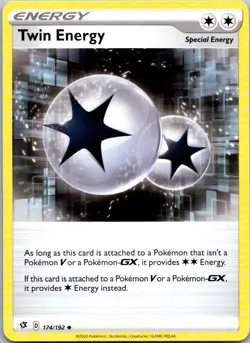TWIN ENERGY - 174/192 Rebel Clash - POKEMON NM/M - Image 1