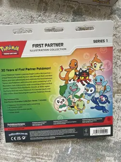 Pokemon TCG First Partner Illustration Collection Box Lot Of 4 Factory Sealed - Image 5