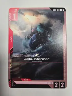 Gundam Card Game Singles GD01-060 C Zaku Mariner New Type Rising - Image 1