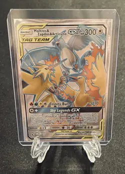 Pokemon TCG Tag team Moltres&Zapdos&Articuno GX Hidden Fates 66/68 - Image 2