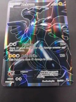 Zekrom (114 Full Art) 114/114 Black & White Holo Vlp/nm 2011 Pokemon protected - Image 3
