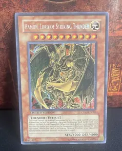 YuGiOh Hamon, Lord of Striking Thunder CT03-EN006 Secret Rare Limited Edition NM - Image 1