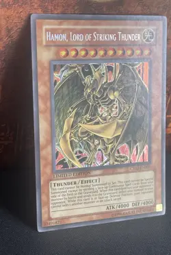 YuGiOh Hamon, Lord of Striking Thunder CT03-EN006 Secret Rare Limited Edition NM - Image 2