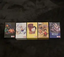 One Piece TCG: double pack bundle DP01, DP02,DP03,DP04, DP09, SEALED - Image 1
