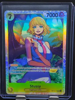 Stussy SR OP13-110 ENGLISH ONE PIECE Card Carrying on His Will - NM - Image 1