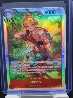 One Piece Card Game Hibari OP11-010 Super Rare NM English - Image 1