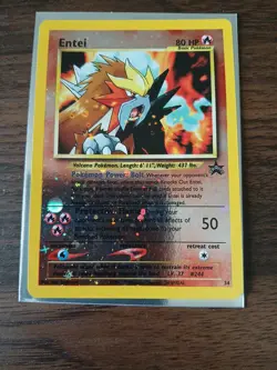 Promo Entei Holo - 34 - Pokemon Card: Great Condition, Never Played - Image 1