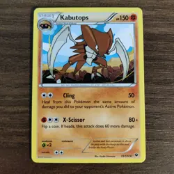 Kabutops 39/124 - VLP XY Fates Collide - 2016 Rare Pokemon TCG Card - Image 1