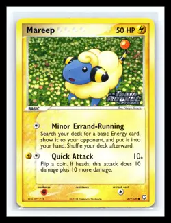 💥 Mareep 67/109 EX Team Rocket Returns Stamped - Pokemon Holo Foil Rare - Image 1