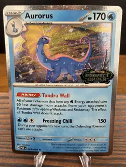 Aurorus Perfect Order #024/088 Promo Holo Stamped Pokemon Card - Image 1