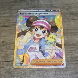 Pokemon Perfect Order Rosa’s Encouragement 123/088 SIR Special Illustration Rare - Image 1