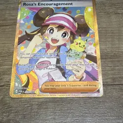 Pokemon Perfect Order Rosa’s Encouragement 123/088 SIR Special Illustration Rare - Image 2