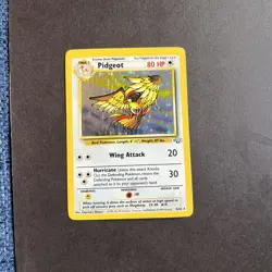 Pokemon TCG Pidgeot Jungle 8/64 Unlimited Holo Rare MP - Image 1